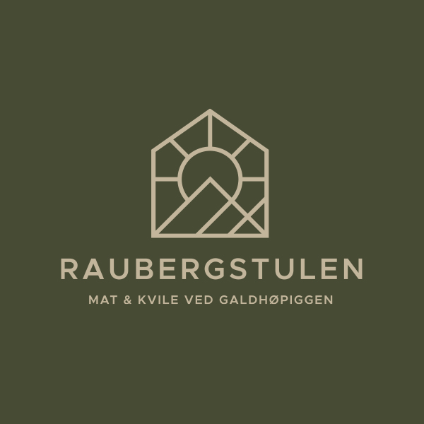 Logo Raubergstulen utviklet av Haus Byrå