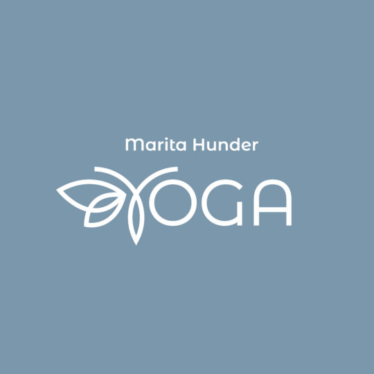 Logo for Marita Hunder Yoga, laget av Haus Byrå